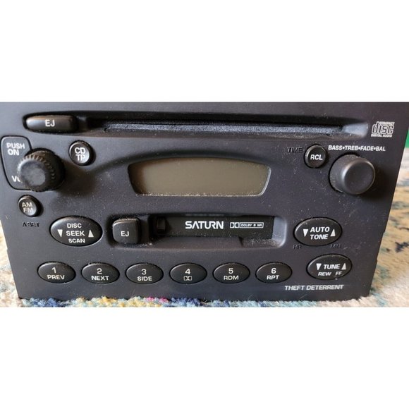 SATURN Genuine 2000-05 L VUE ION OEM AM FM CD Cassette Radio model No 22684453 - Picture 3 of 7